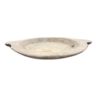 Vintage Wooden Parat Bowl For Sale