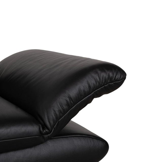 Rossini Armchair in Black Leather from Koinor For Sale - Image 6 of 16
