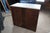 Antique American Victorian Oak & Marble Washstand Bedside Table Vanity Cabinet For Sale - Image 13 of 13