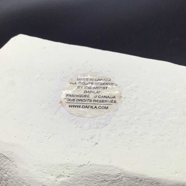 White Dapila White Ceramic Hand Fist Pencil Pen Holder For Sale - Image 8 of 13