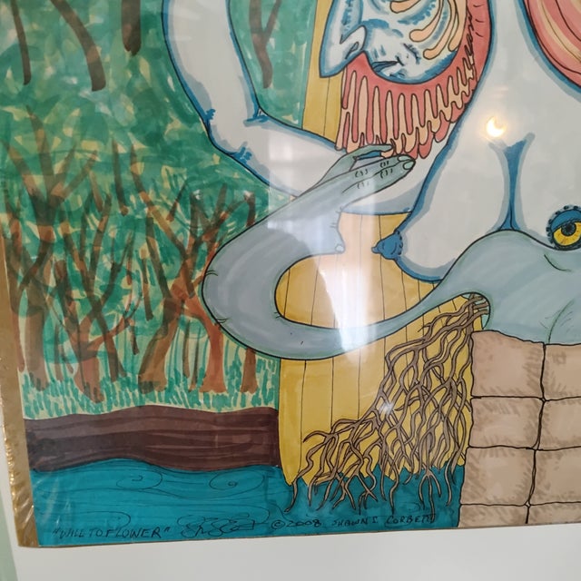 Original Shawn Corbett Artwork Titled "Will to Flower" For Sale In Atlanta - Image 6 of 8