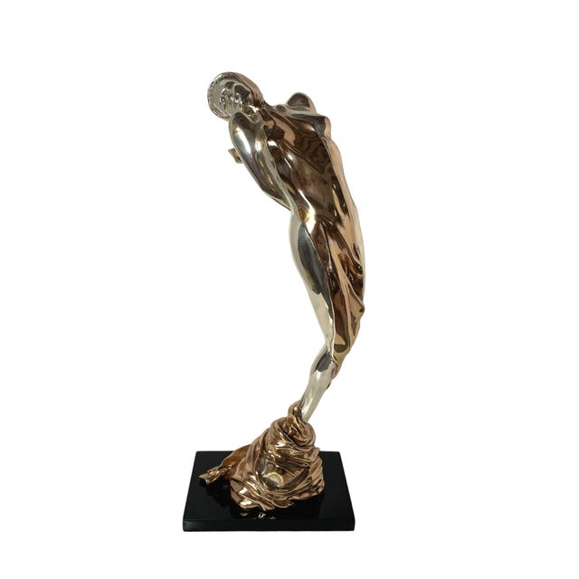 Late 20th Century Signed Federico Carduna Bronze Sculpture Limited Ed. 278/500 For Sale