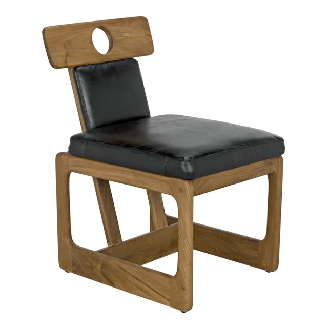 Noir NOIR Buraco Dining Chair, Teak For Sale - Image 4 of 5
