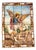 Hand-Painted Mosaic of St. Michael the Archangel, 1950s For Sale
