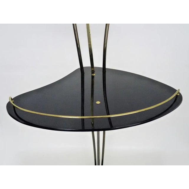 Black Vintage Floor Lamp from Maison Arlus, 1950s For Sale - Image 8 of 11