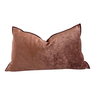 French Royal Velvet Lumbar Pillow For Sale