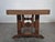 1940s Oak Dining Table with Double Legs, 1940s For Sale - Image 5 of 6