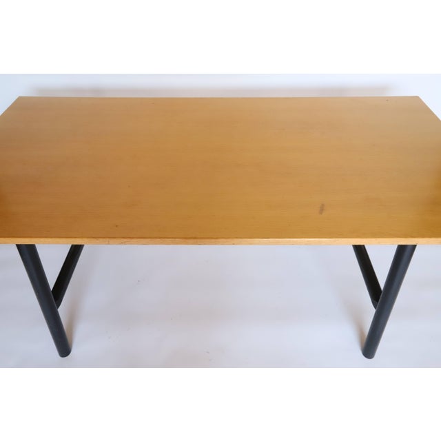 Mid 20th Century Danish Cabinetmaker Table Desk For Sale - Image 5 of 10