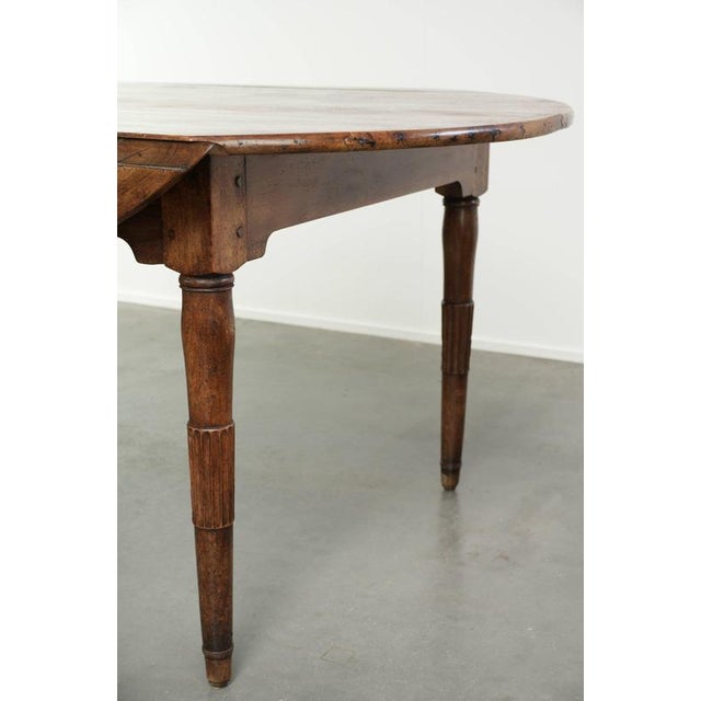 Antique 19th Century French Farmhouse Table in Walnut For Sale - Image 11 of 14