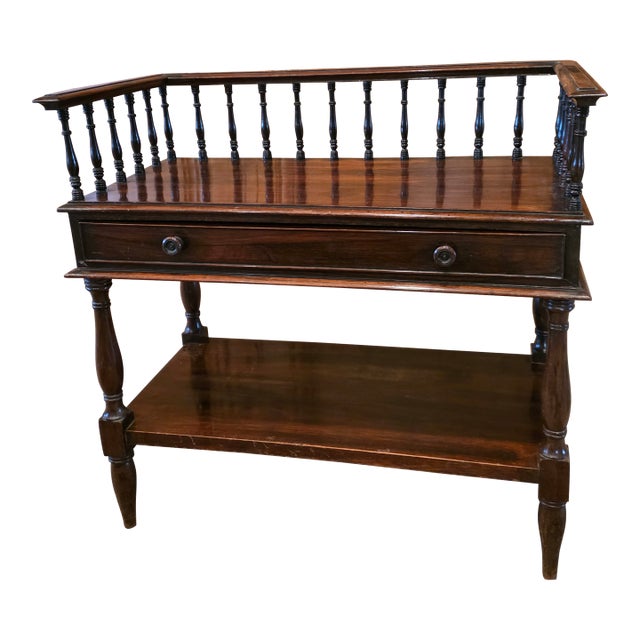Regency Rosewood Book Stand Table For Sale