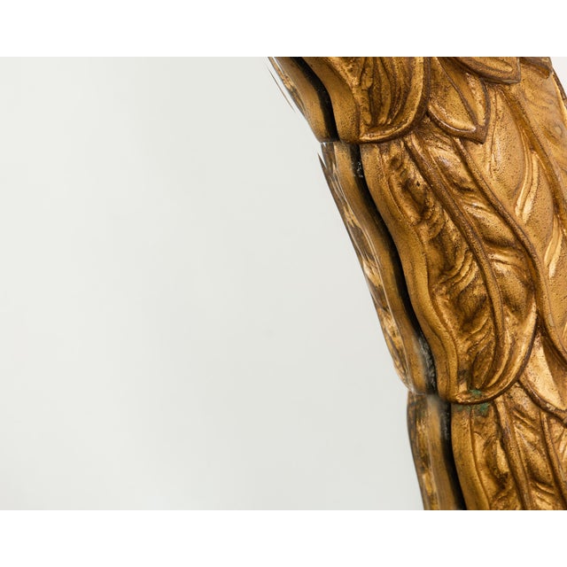 Large Ferguson Copeland Giltwood Lauren Wreath Mirror 4 Ft For Sale - Image 13 of 17