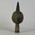 A unique vintage Objet D'Art. A lovely home accent piece in a form of a sculptural wooden finial like object painted...