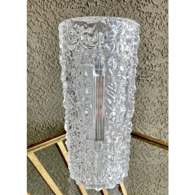 Circa 1980 “Snow Crystal” 7-Piece Acrylic Tumbler & Pitcher Beverage Set For Sale - Image 10 of 14