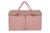 Blush Pink Rattan Picnic Basket For Sale - Image 4 of 8