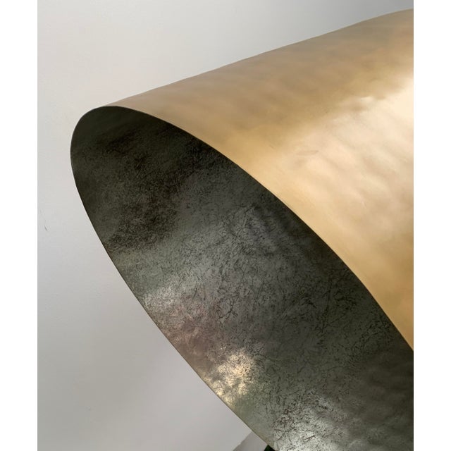 Contemporary C B 2 Hammered Brass Dome Pendant Light For Sale In Phoenix - Image 6 of 6