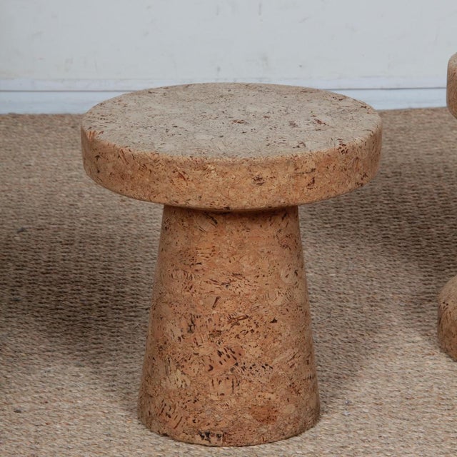 Cork Stools by Jasper Morrison for Vitra, 2004, Set of 3 For Sale - Image 3 of 9