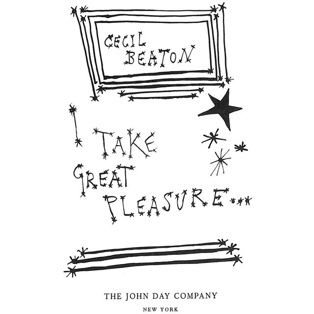 Traditional "I Take Great Pleasure" Book 1956 Beaton, Cecil (Inscribed) For Sale - Image 3 of 12