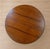 Vintage round oak pedestal or accent table. This type of table is a vintage Regency or Federal style pedestal table,...