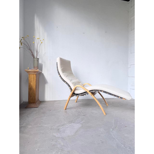 Ikea Vintage Bentwood Deck Chair by Kim Samson for Ikea, 1980s For Sale - Image 4 of 18