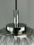 Metal Mid-Century Space Age Ball Pendant Lamp in Bubble Glass & Chrome For Sale - Image 7 of 11