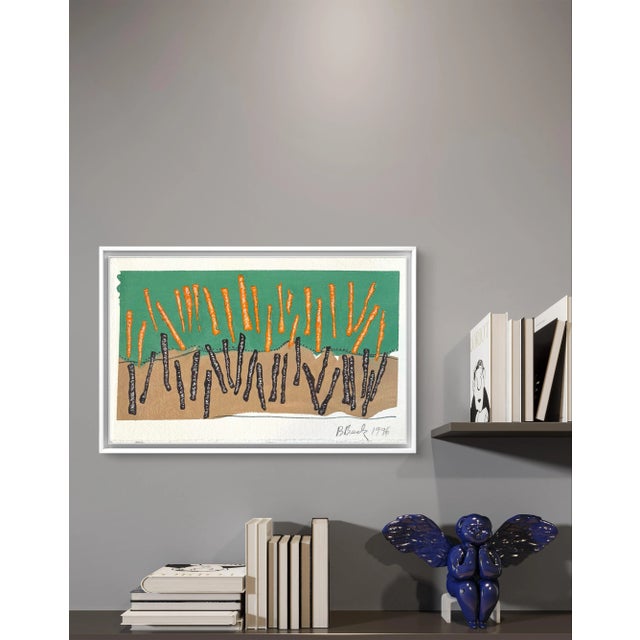 Paper Barbara Beck 1996 Abstract Monoprint - Signed/Dated For Sale - Image 7 of 8