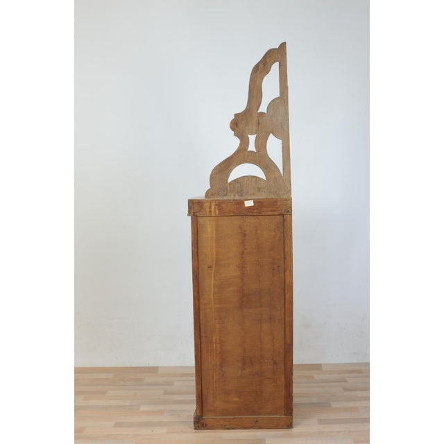 Corner Cupboard with Rounded Front, Early 20th Century For Sale - Image 4 of 14