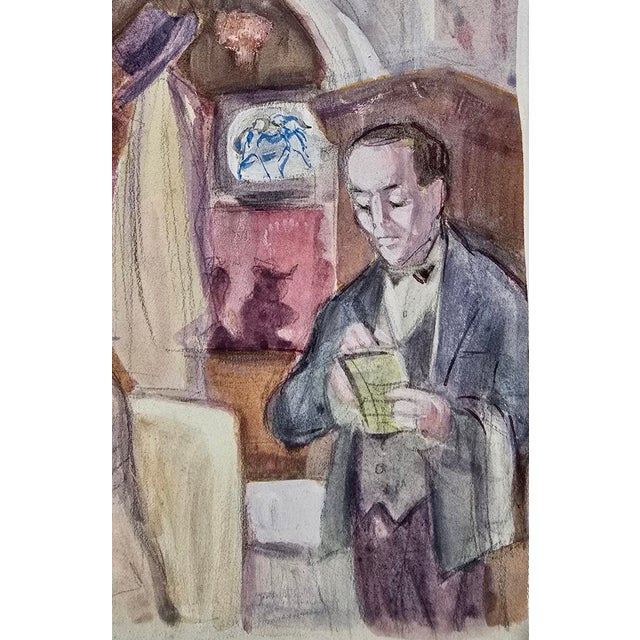 Don Freeman –West Side Bar and Grill–1960s New York City Social Realist Painting For Sale In Los Angeles - Image 6 of 12