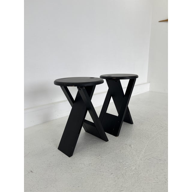 Suzy Stools by Adrian Reed, 1980s, Set of 2 For Sale - Image 4 of 7
