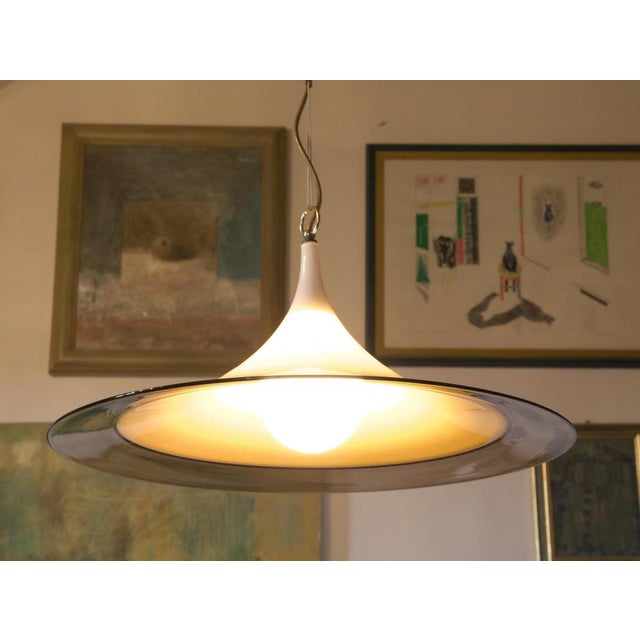 Textile Opal Layered Amber Lamp by Lino Tagliapietra for Effetre, 1980s For Sale - Image 7 of 18