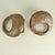 Round Bronze Push Pull Relief Door Handles with Oval Grip, 1970s, Set of 2 For Sale - Image 6 of 10
