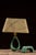 Mid 20th Century Mid Century Modern Green Ceramic Teardrop Table Lamp For Sale - Image 4 of 9