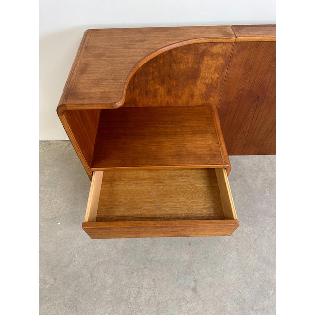 1970s Vintage Vinde Mobelfabrik King Size Mid Century Modern Teak