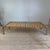 Wood and Metal Bench with Cushions, 1970 For Sale - Image 3 of 7