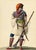 Michela De Vito, Costume of Villabadessa, Albanian Colony, Province of Teramo in the Kingdom of Naples, 1800s, Watercolour For Sale