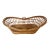 Antique French Farmhouse Extra Large Wooden Basket With Handles For Sale