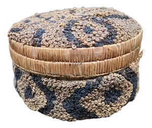 Kuba Bushongo Basket, Dr Congo