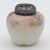 Antique Mount Washington Hand Painted Burmese Art Glass Melon Shaped Shaker, Circa 1890 For Sale - Image 10 of 12