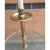Glass Mid Century Stiffel Tri-Leg Brass & Glass Table Floor Lamp Vintage For Sale - Image 7 of 8