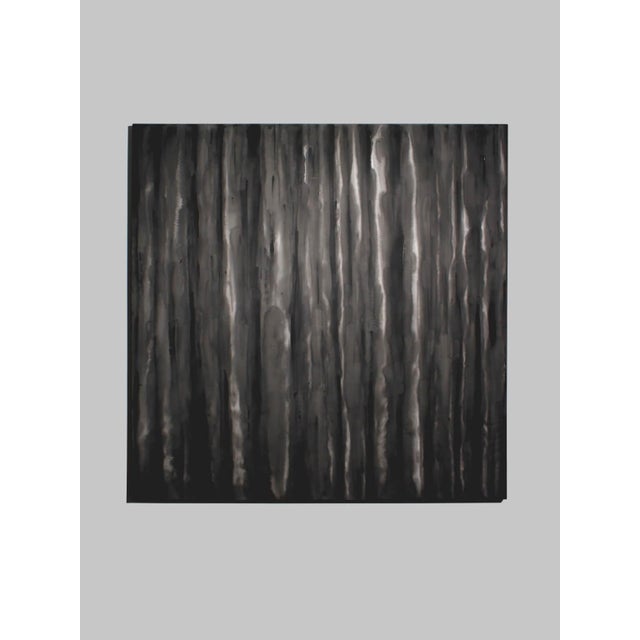 Karina Savonenko, Vertical Organic Lines in Black and White, 2026, Cotton & Acrylic & Pine, Framed For Sale - Image 9 of 9
