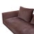 Modern Corduroy Fabric Moss Three-Seater Sofa in Pink Mauve from COR For Sale - Image 3 of 8