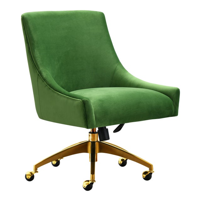 Beatrix Green Office Swivel Chair For Sale