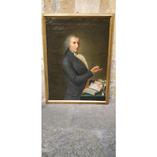 Nobleman, 1700s, Oil on Canvas For Sale - Image 5 of 11