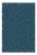 Dark Blue Square Textured Rug from Marqqa For Sale