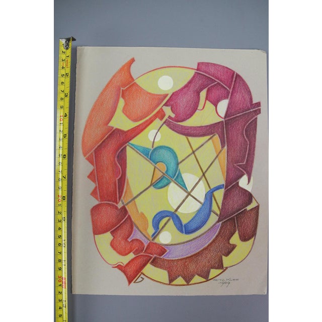 Fritz Klee, Abstract Composition, 1959, Drawing For Sale - Image 18 of 18
