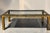 Vintage Bernhard Rohne for Mastercraft Acid-Etched Brass, Black Lacquer & Beveled Glass Dining Table, Circa 1970s For Sale - Image 12 of 12