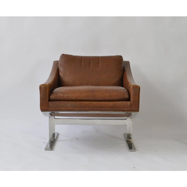 Kipp Stewart Kipp Stewart Leather Lounge Chairs - a Pair For Sale - Image 4 of 7