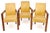 Set of six Art Deco bridge chairs by Hugues Chevalier. Ying Bridge Conference model. Designer: Chafik Gasmi. Solid beech...