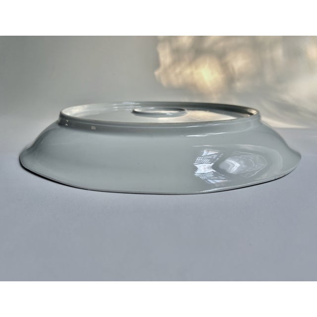 Haviland Limoges Blue Border Porcelain Serving Platter For Sale - Image 15 of 18