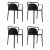 Classe Black Chairs by Mowee, Set of 4 For Sale - Image 9 of 9