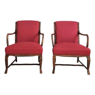 Set of Swedish Grace Armchairs, 1930s For Sale